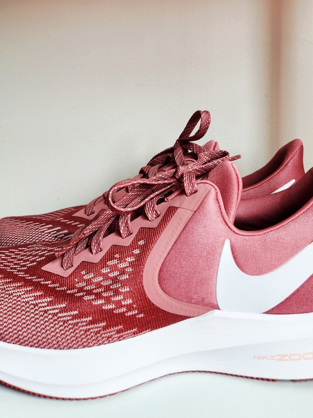 Nike Women's Rose/White Running Sneakers